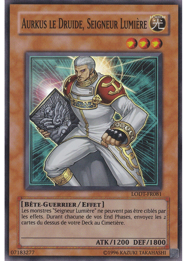 Aurkus le Druide, Seigneur Lumière (Super Rare Unlimited)