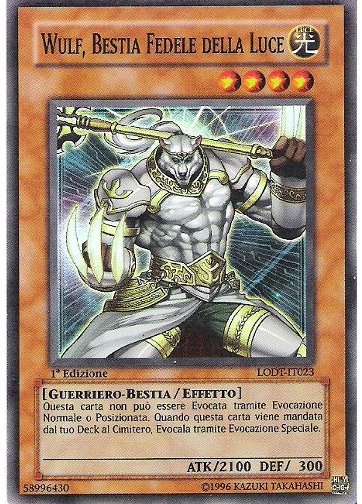 Wulf, Bestia Fedele della Luce