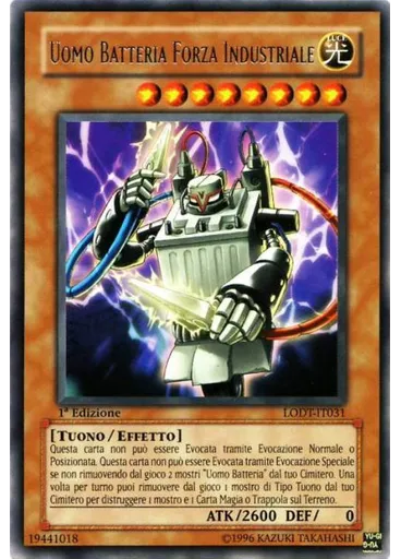 Uomo Batteria Forza Industriale