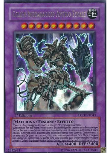 Golem-Ingranaggio Antico Finale