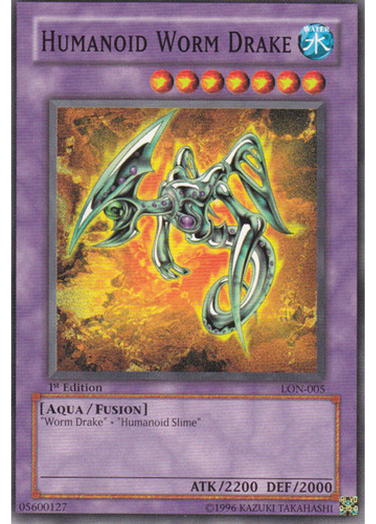 Humanoid Worm Drake (Short Print 1st Edition)