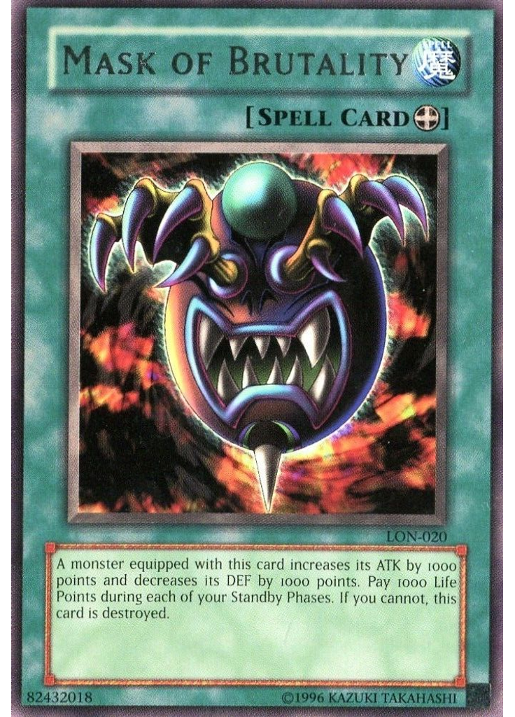 Mask of Brutality (Rare Unlimited Reprint)