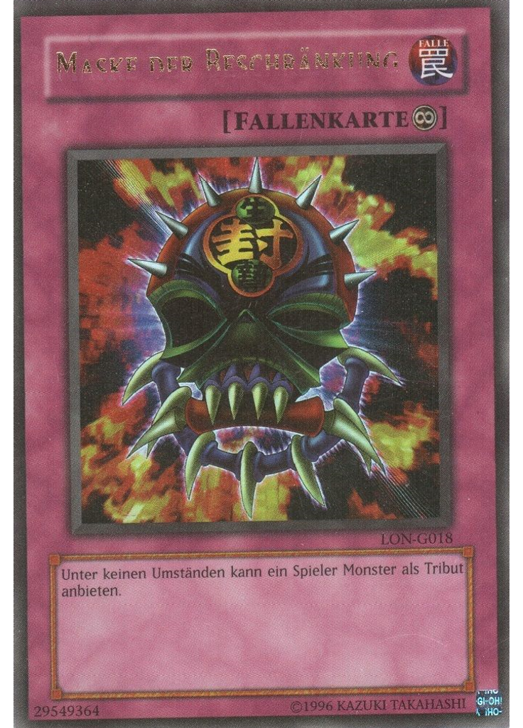Maske der Beschränkung (Ultra Rare Unlimited)