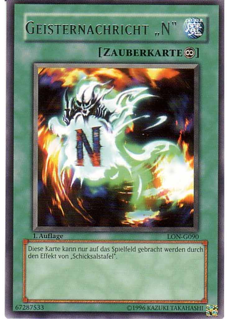 Geisternachricht „N“