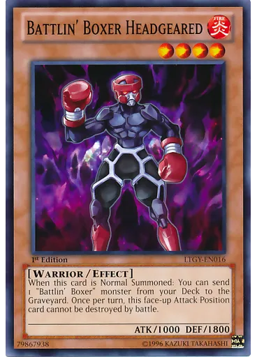 Battlin' Boxer Headgeared