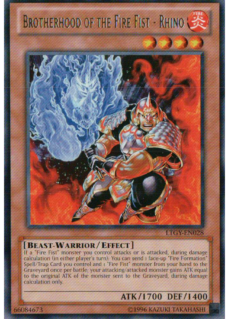 Brotherhood of the Fire Fist - Rhino (Rare Unlimited)