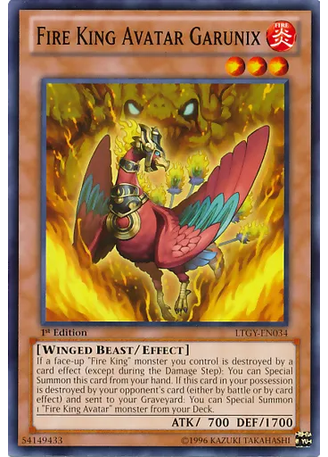 Fire King Avatar Garunix