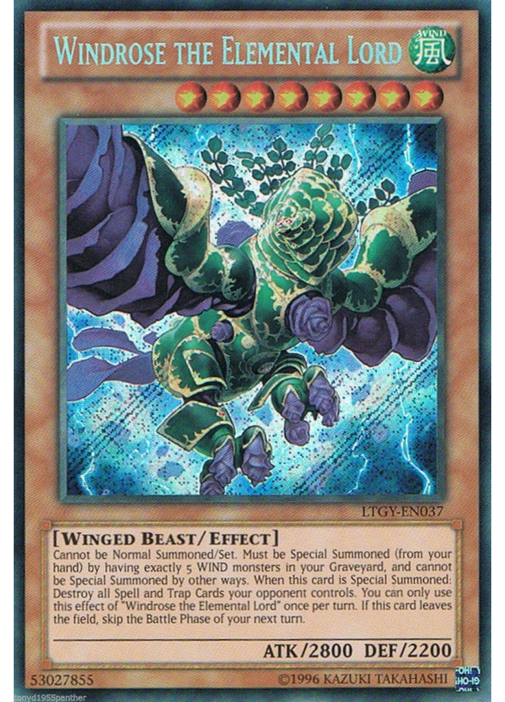 Windrose the Elemental Lord (Secret Rare Unlimited)
