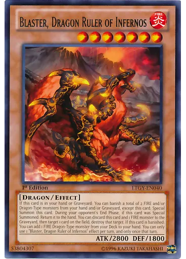 Blaster, Dragon Ruler of Infernos