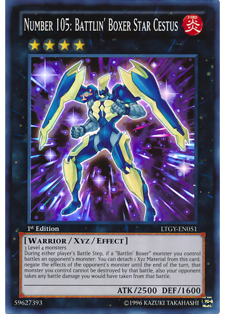 Number 105: Battlin' Boxer Star Cestus