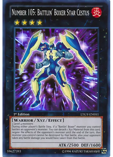 Number 105: Battlin' Boxer Star Cestus