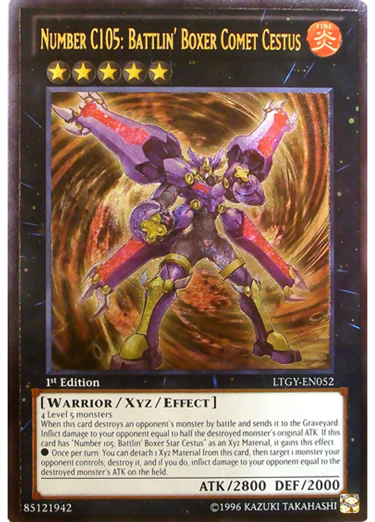 Number C105: Battlin' Boxer Comet Cestus (Ultimate Rare 1st Edition)