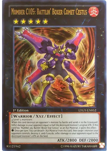 Number C105: Battlin' Boxer Comet Cestus