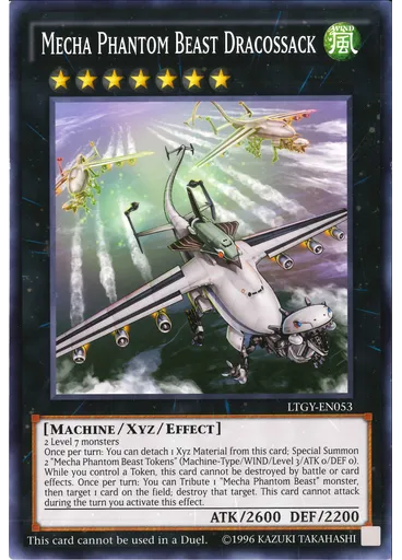 Mecha Phantom Beast Dracossack (Secret Rare Unlimited Ct) — 2015 Value Box