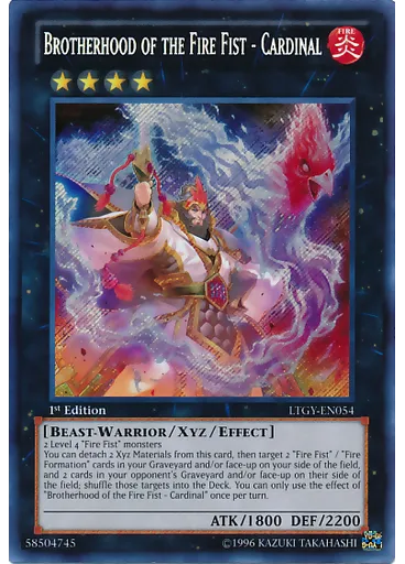 Brotherhood of the Fire Fist - Cardinal