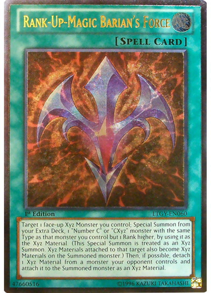Rank-Up-Magic Barian's Force (Ultimate Rare 1st Edition)