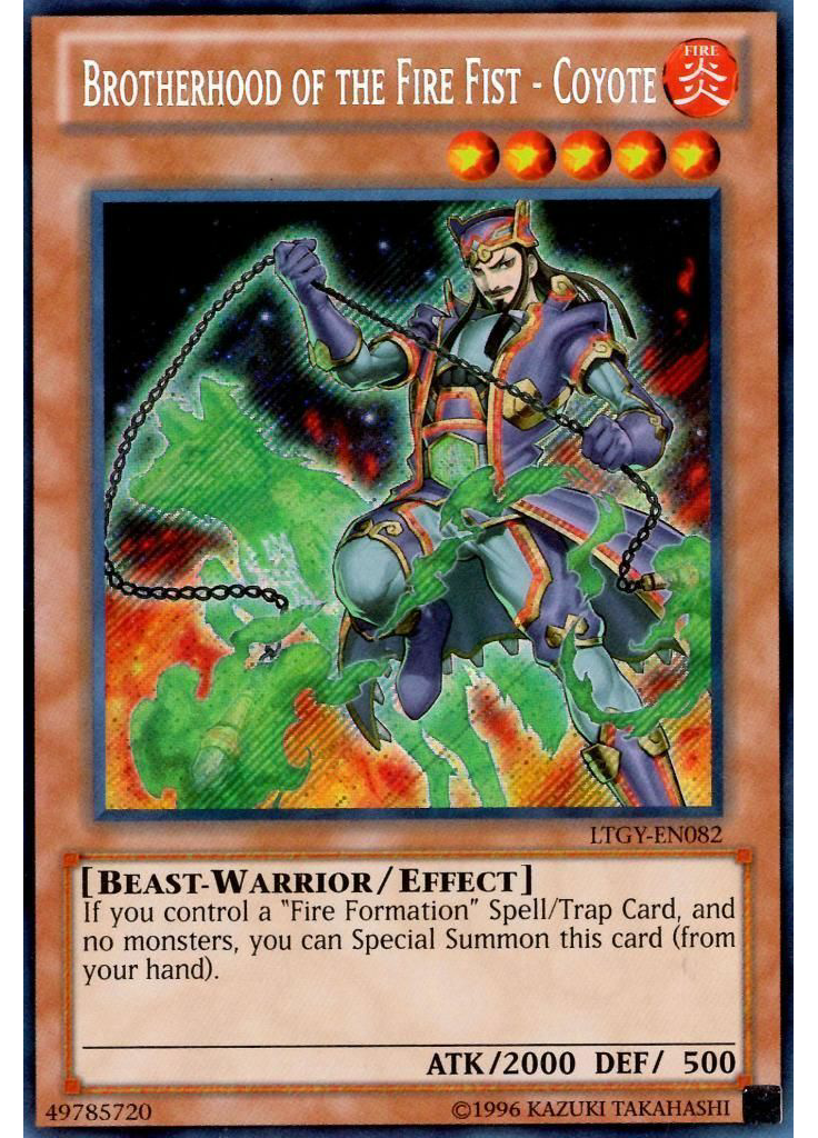 Brotherhood of the Fire Fist - Coyote (Secret Rare Unlimited)
