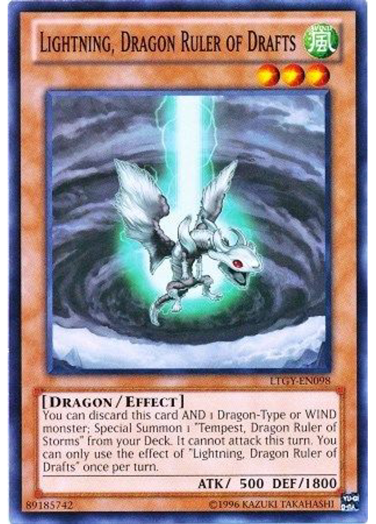 Lightning, Dragon Ruler of Drafts (Common Unlimited)