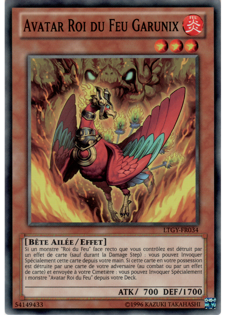Avatar Roi du Feu Garunix (Common Unlimited)