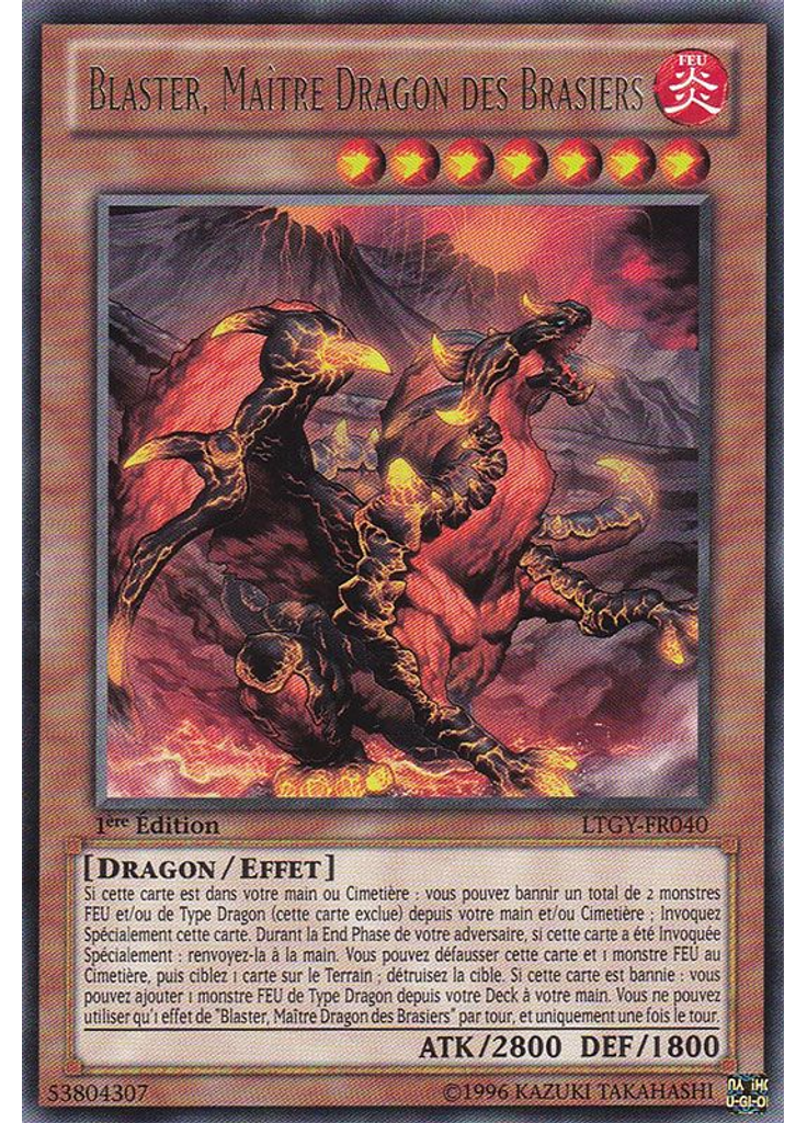 Blaster, Maître Dragon des Brasiers