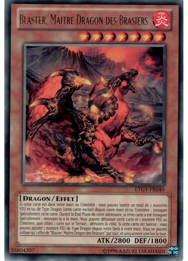 Blaster, Maître Dragon des Brasiers (Rare Unlimited)