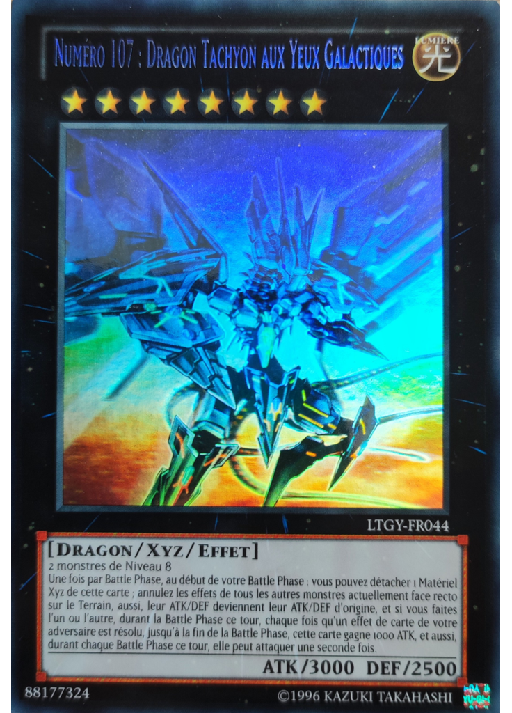 Numéro 107 : Dragon Tachyon aux Yeux Galactiques (Ghost Rare Unlimited)