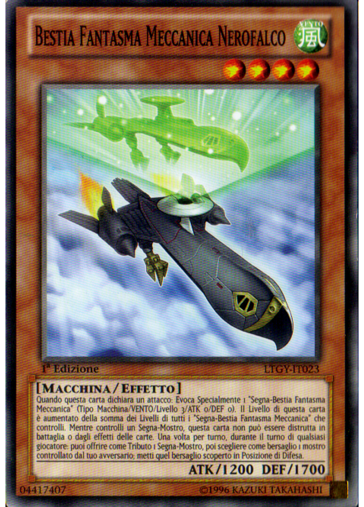 Bestia Fantasma Meccanica Nerofalco