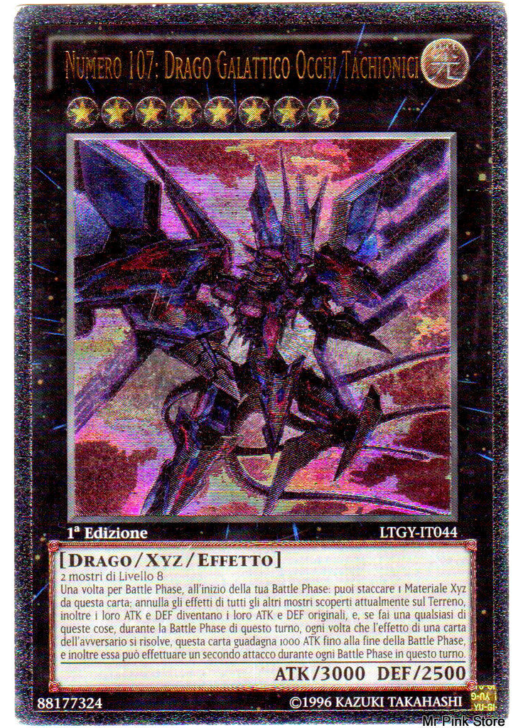 Numero 107: Drago Tachionico Occhi Galattici (Ultimate Rare 1st Edition)