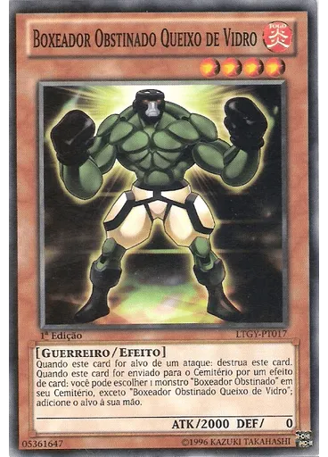 Boxeador Obstinado Queixo de Vidro