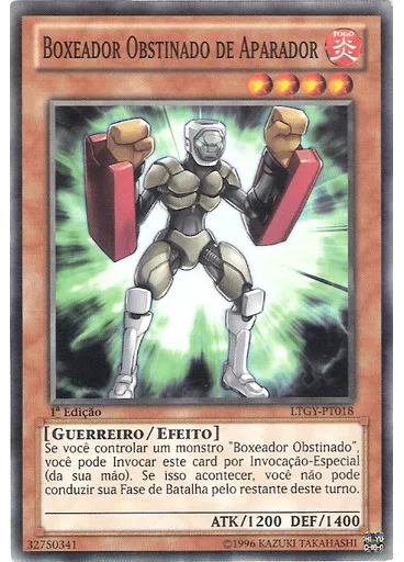 Boxeador Obstinado de Aparador