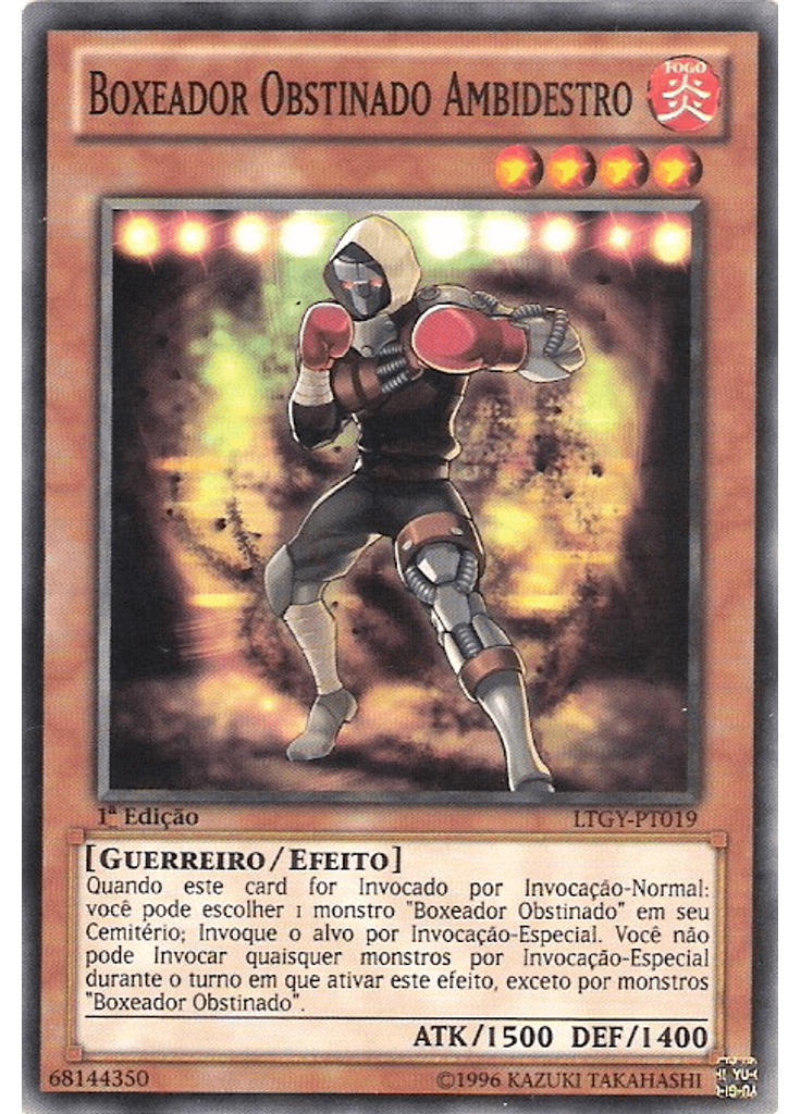 Boxeador Obstinado Ambidestro