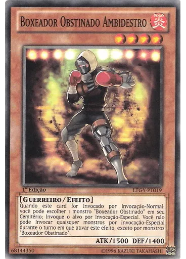 Boxeador Obstinado Ambidestro