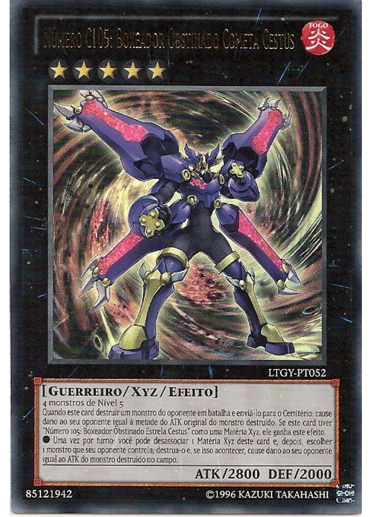 Número C105: Boxeador Obstinado Cometa Cestus (Ultra Rare Unlimited)