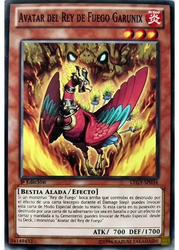 Avatar del Rey de Fuego Garunix