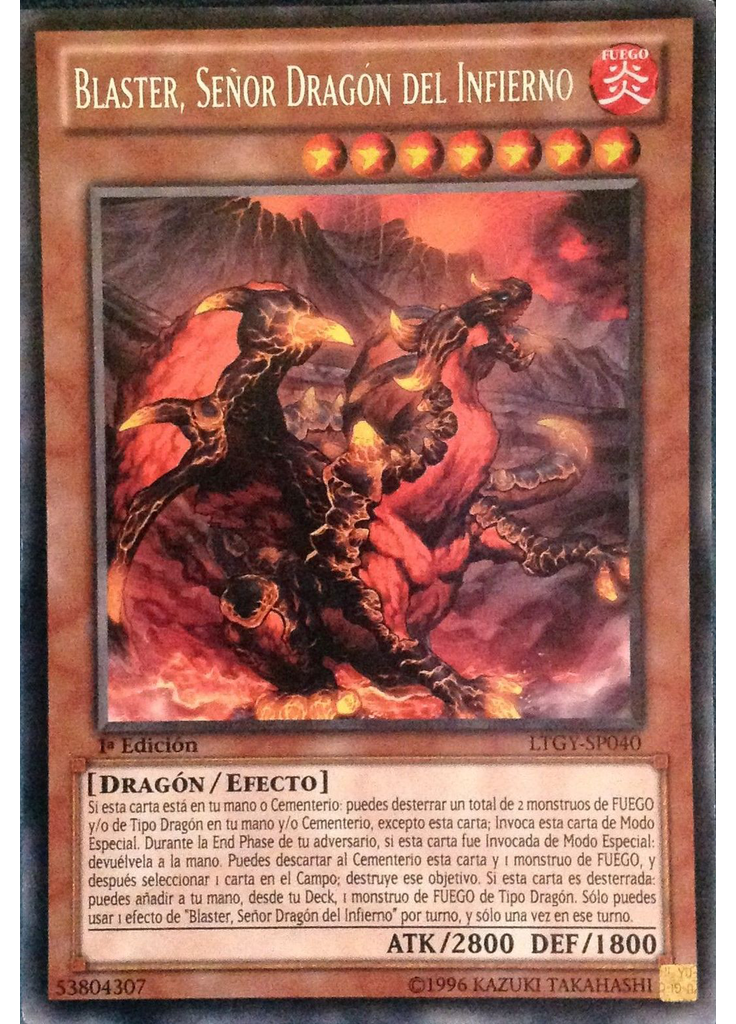 Blaster, Señor Dragón del Infierno