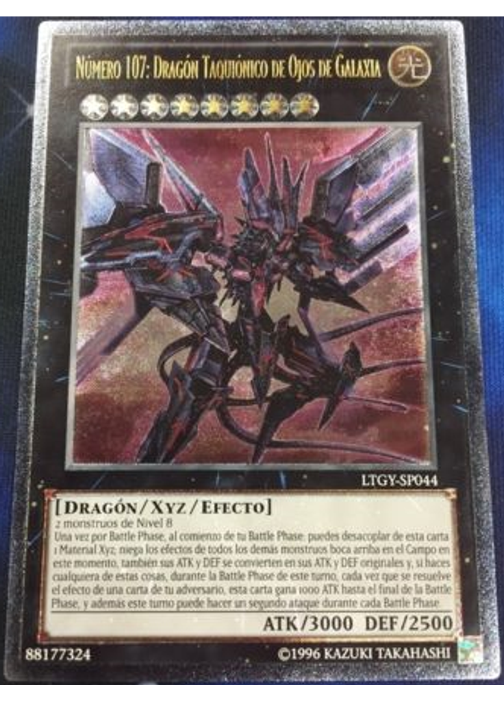 Número 107: Dragón Taquiónico de Ojos Galácticos (Ultimate Rare Unlimited)