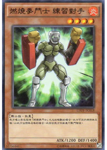 燃燒拳鬥士 練習對手