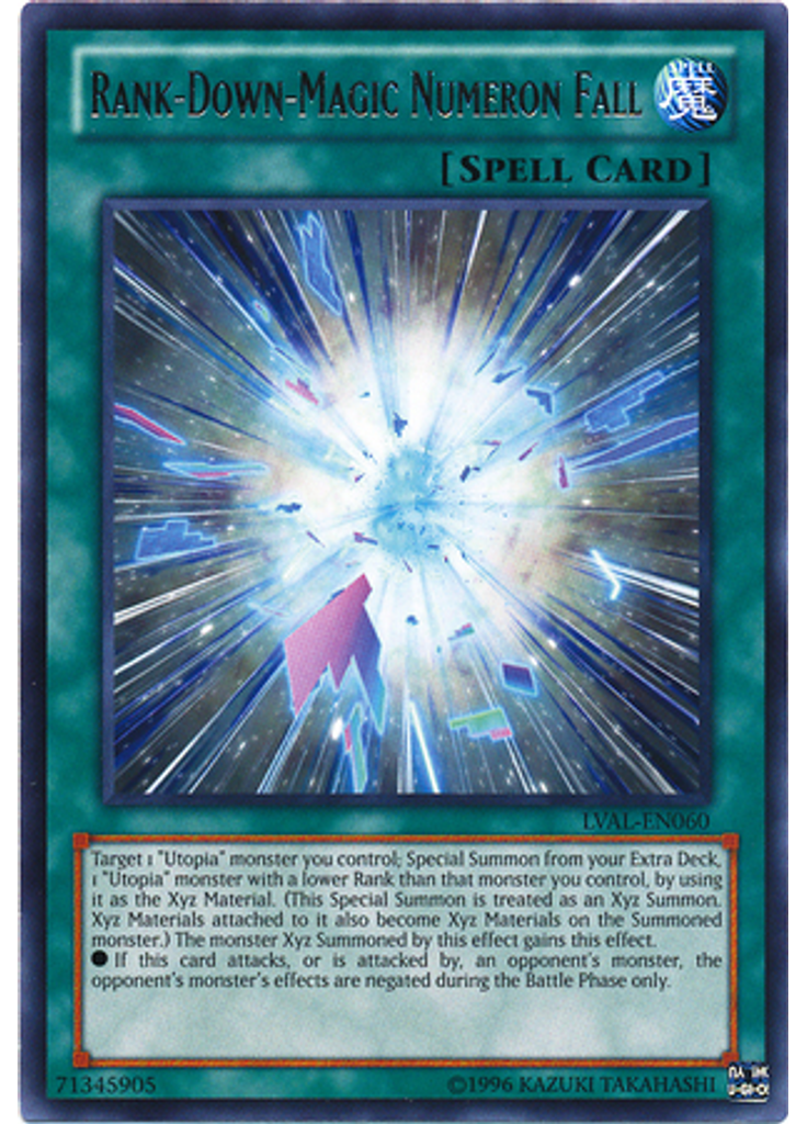 Rank-Down-Magic Numeron Fall (Rare Unlimited)