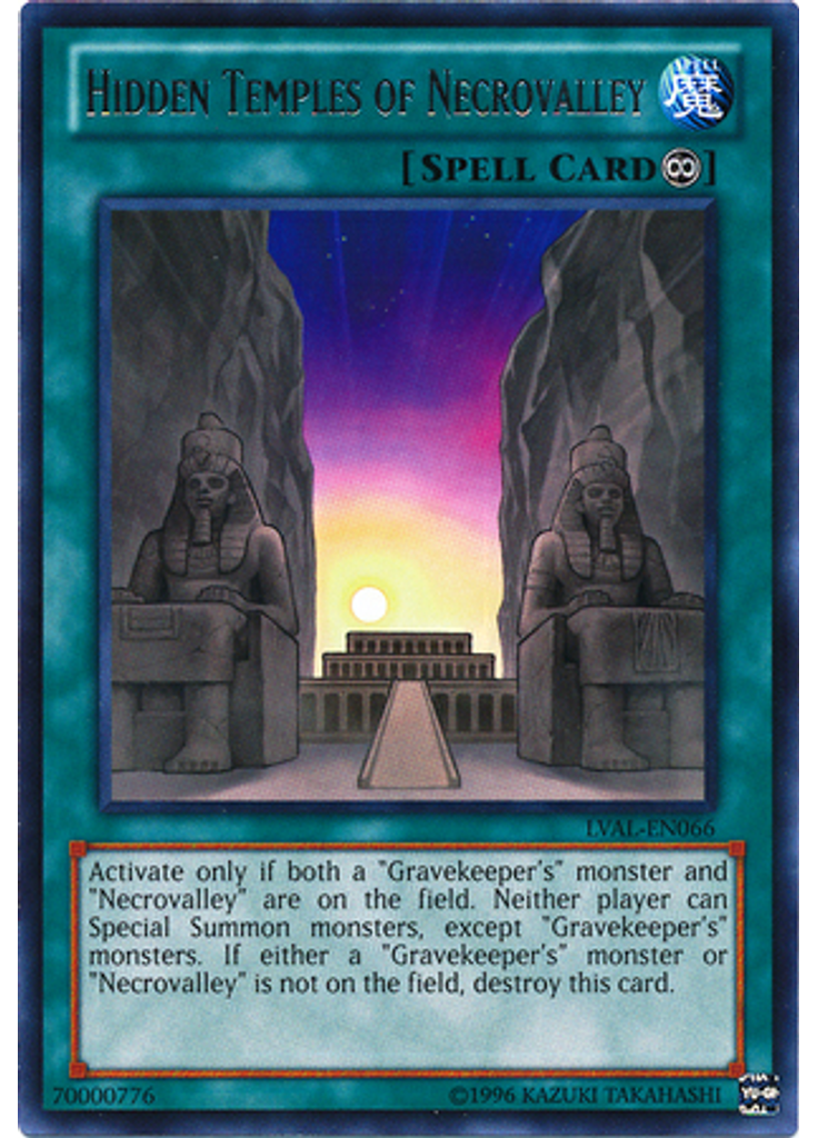 Hidden Temples of Necrovalley (Rare Unlimited)