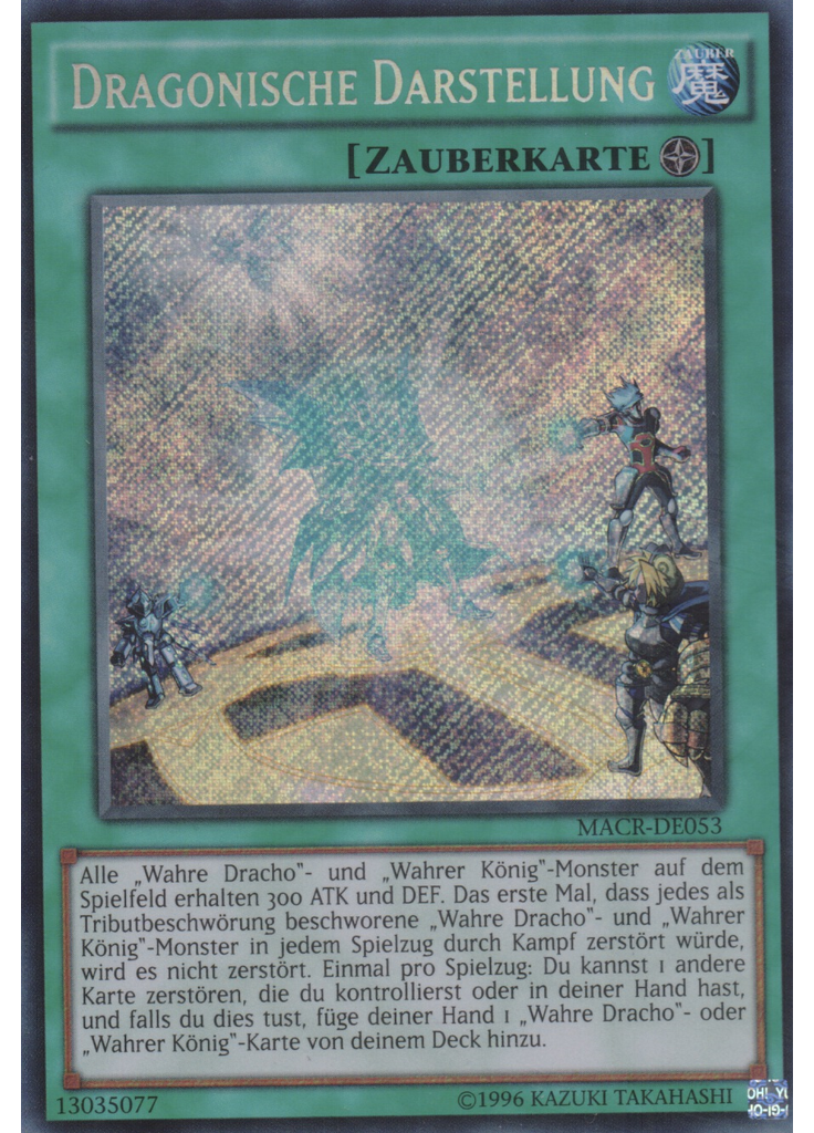 Dragonische Darstellung (Secret Rare Unlimited)