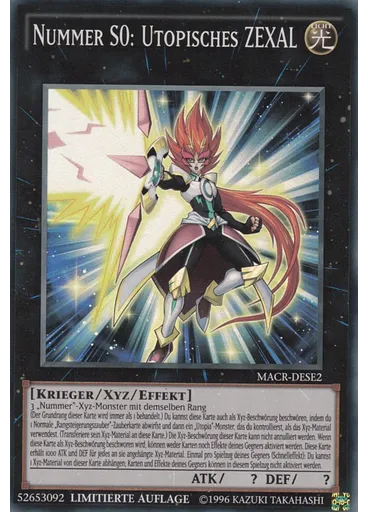 Nummer S0: Utopisches ZEXAL — Maximum Crisis Special Edition