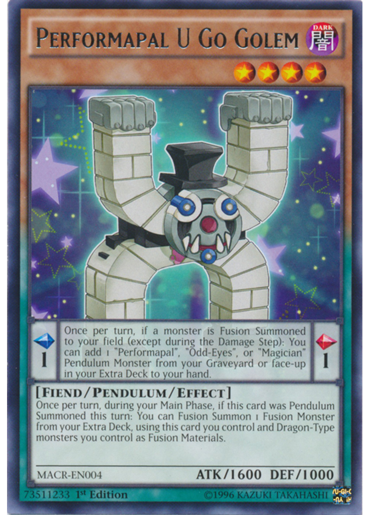 Performapal U Go Golem