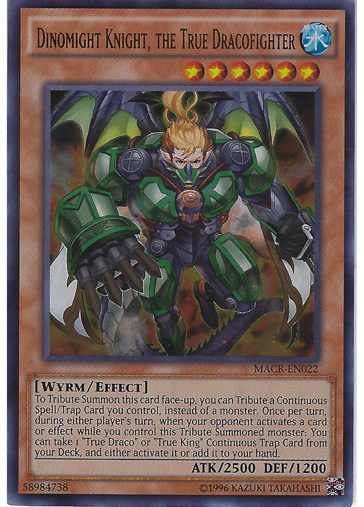 Dinomight Knight, the True Dracofighter (Ultra Rare Unlimited)