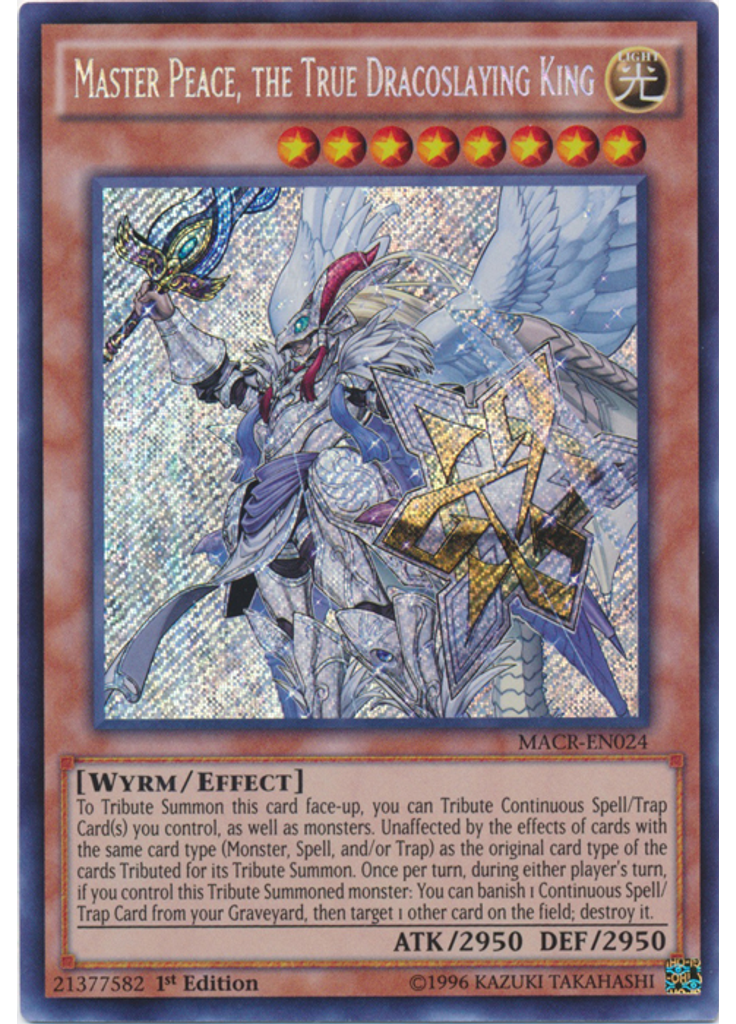 Master Peace, the True Dracoslaying King