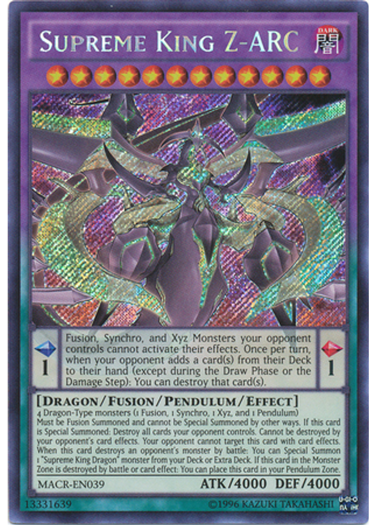 Supreme King Z-ARC (Secret Rare Unlimited)