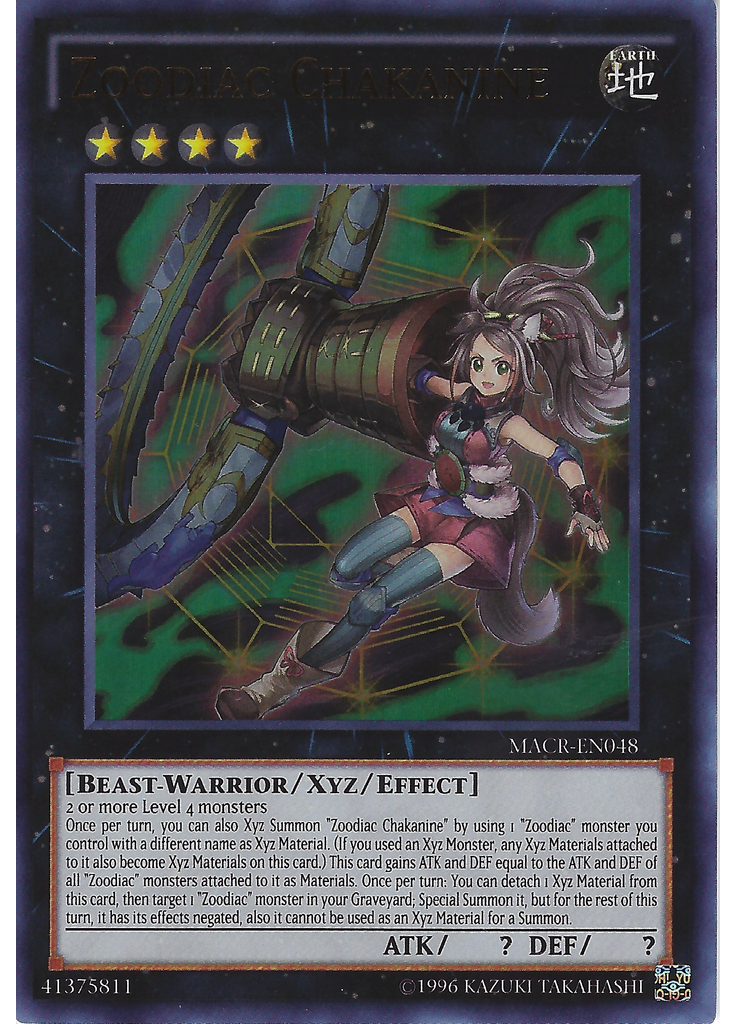 Zoodiac Chakanine (Ultra Rare Unlimited)