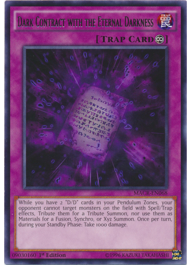 Dark Contract with the Eternal Darkness