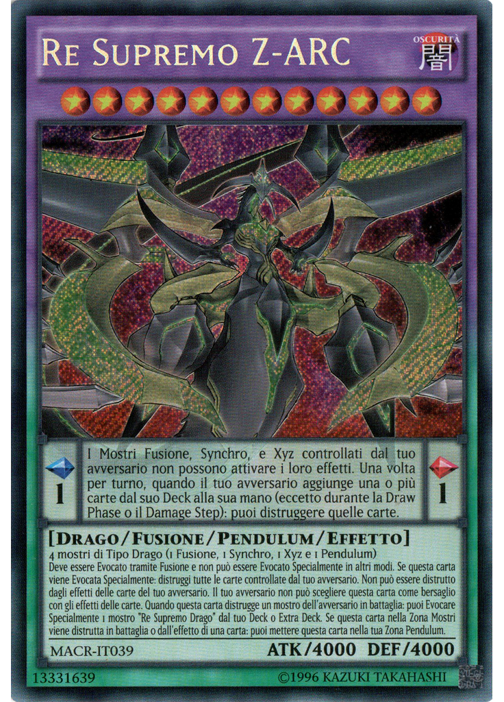 Re Supremo Z-ARC (Secret Rare Unlimited)