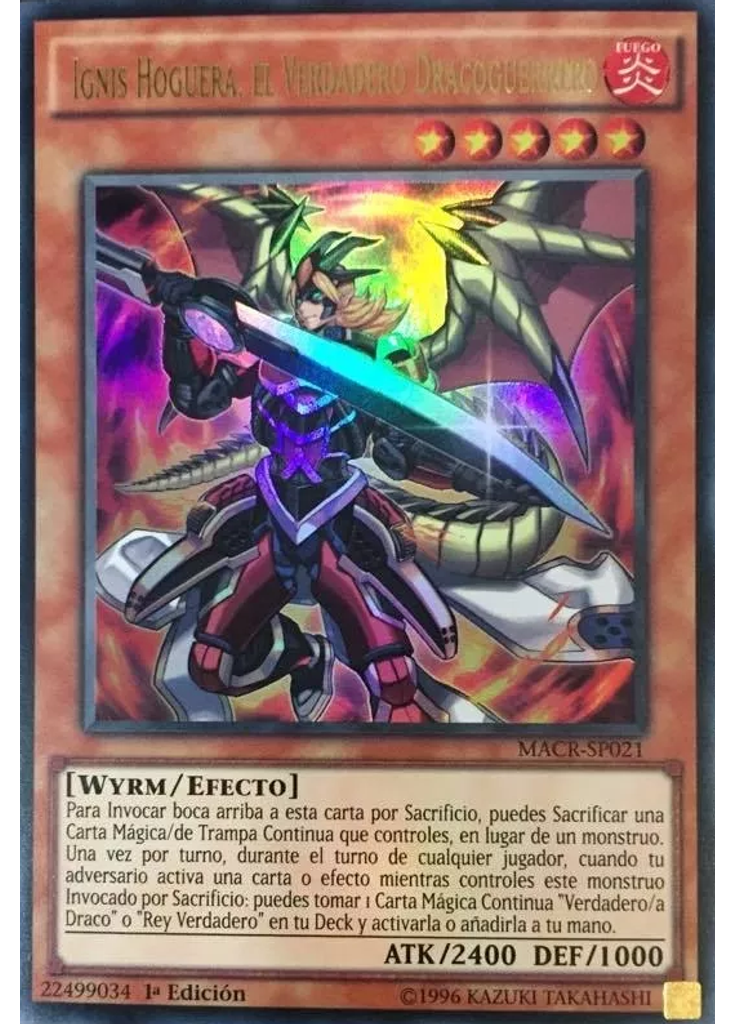 Ignis Hoguera, el Verdadero Dracoguerrero
