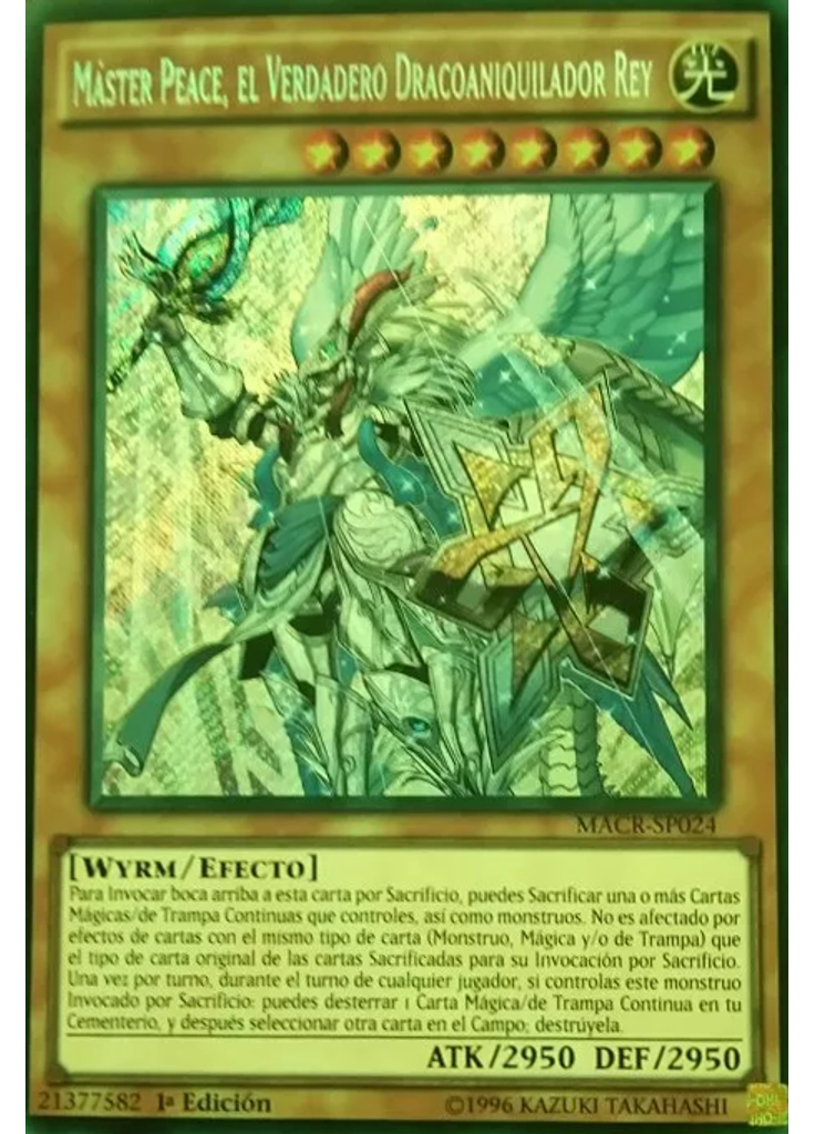 Máster Peace, el Verdadero Dracoaniquilador Rey